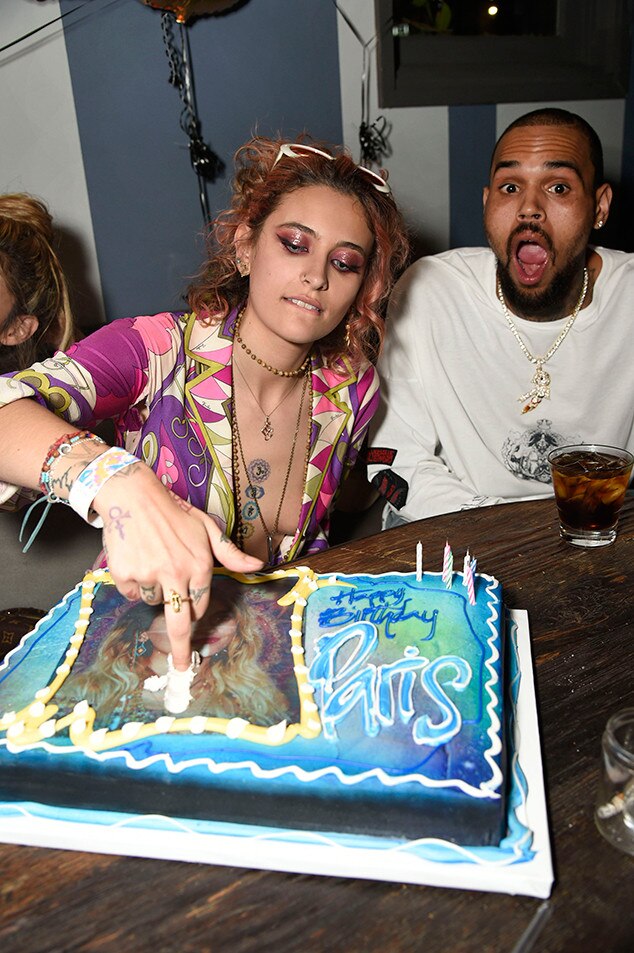 Paris Jackson Celebrates Birthday With Chris Brown, Paris Hilton - E! Online